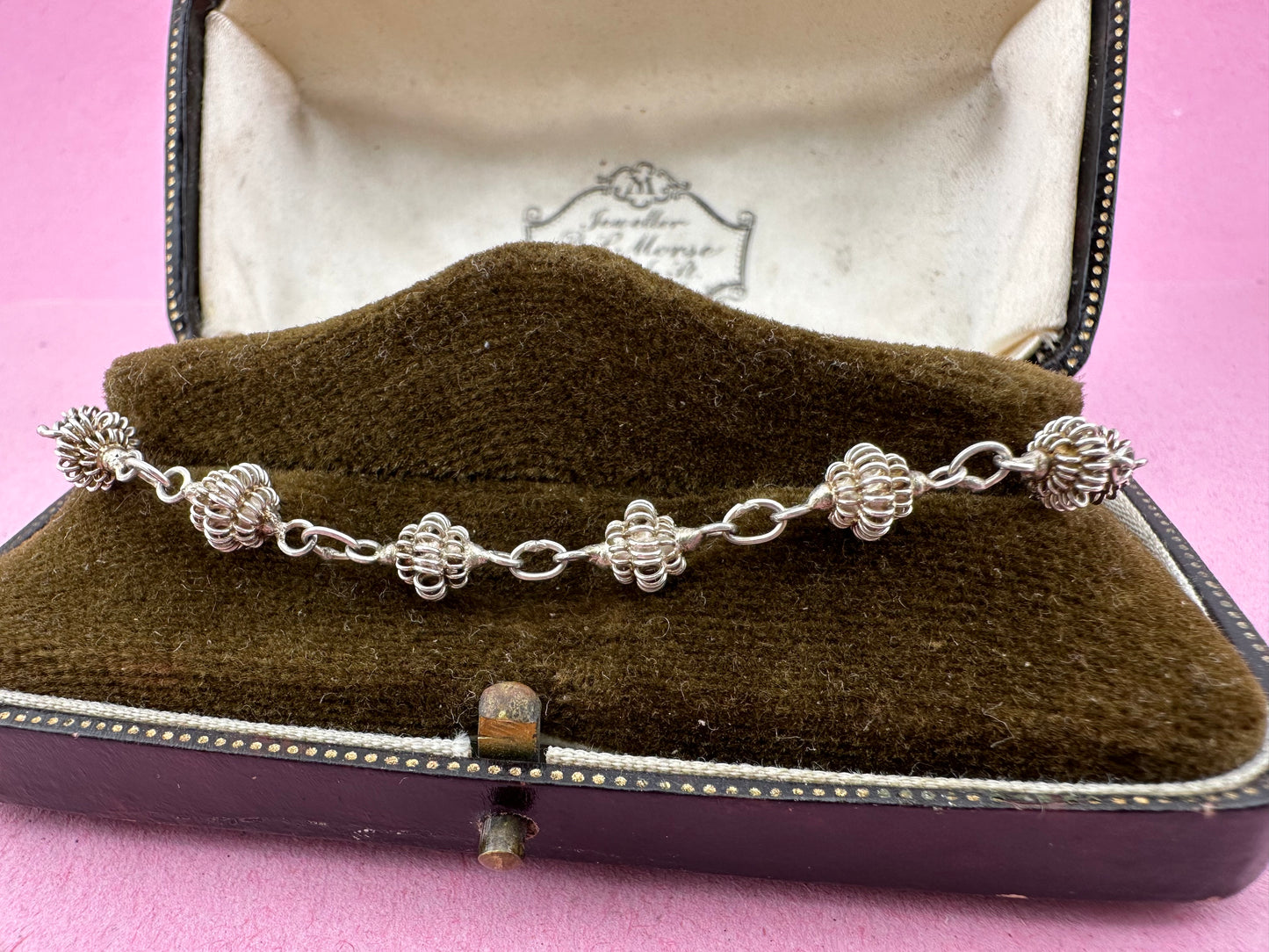 Sterling silver Bauble Link bracelet