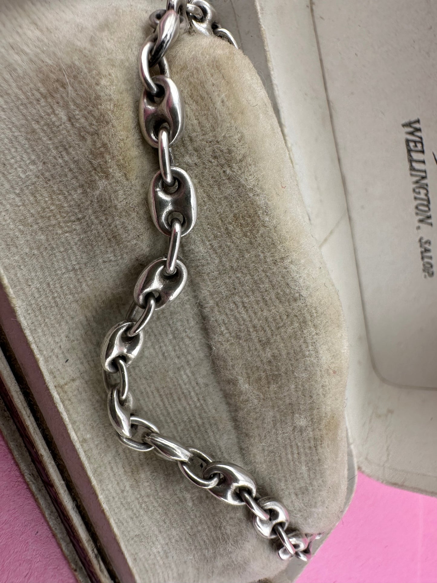 950 silver puffy mariner bracelet