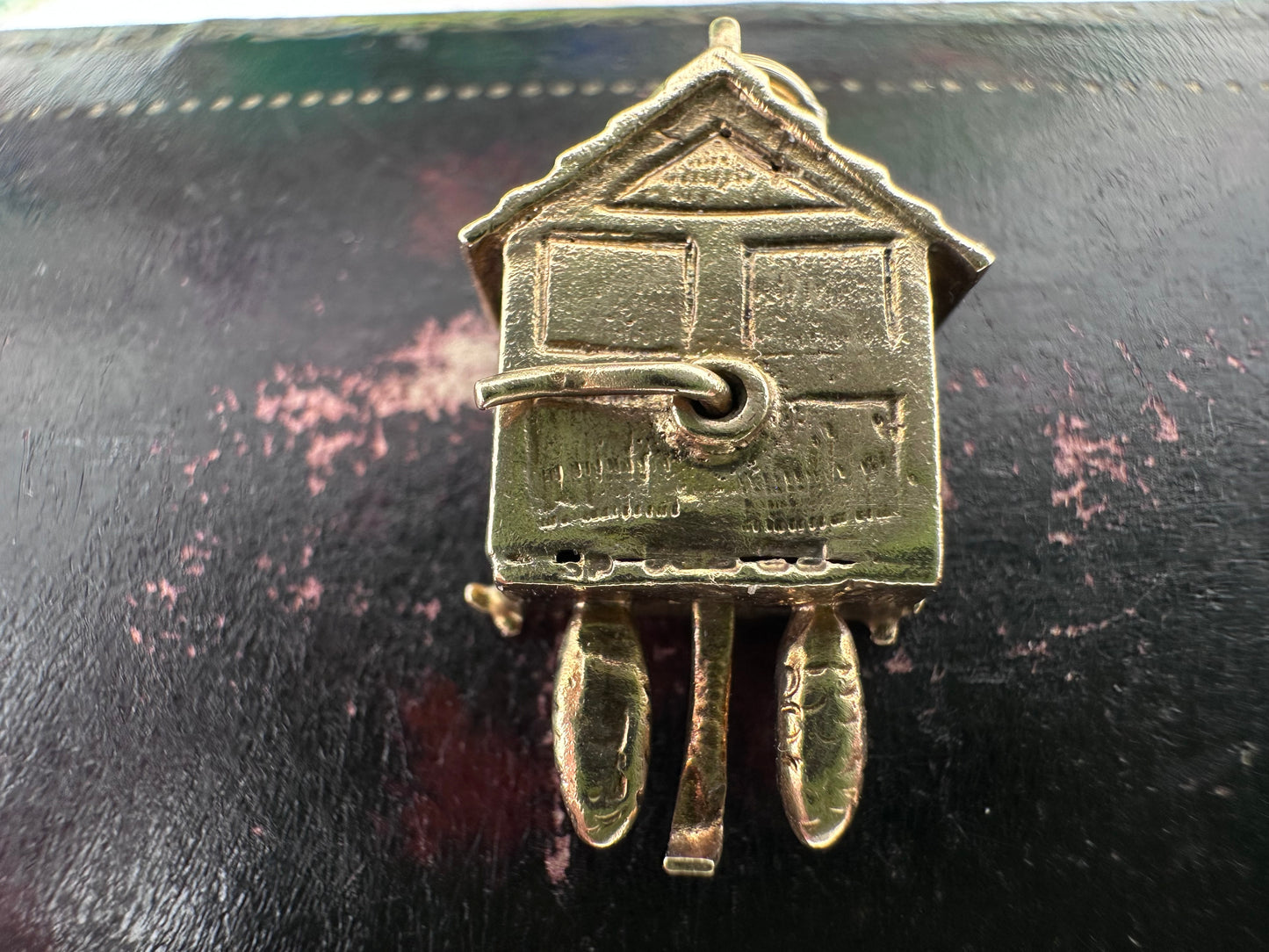 Vintage 9ct Gold Articulated Cuckoo Clock