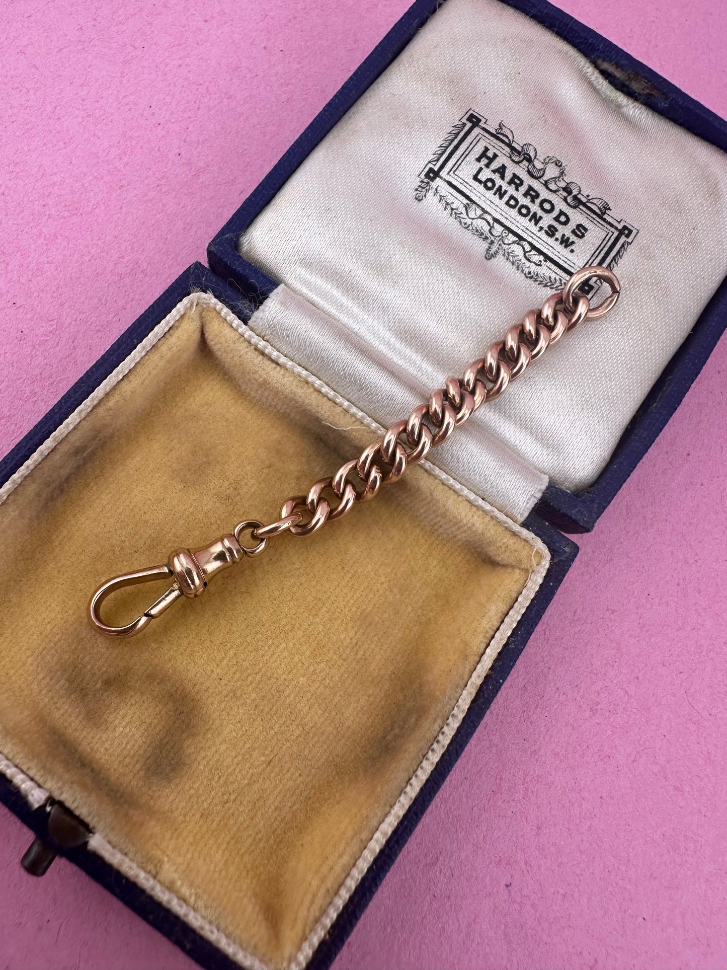 9ct Rose Gold Curb extender