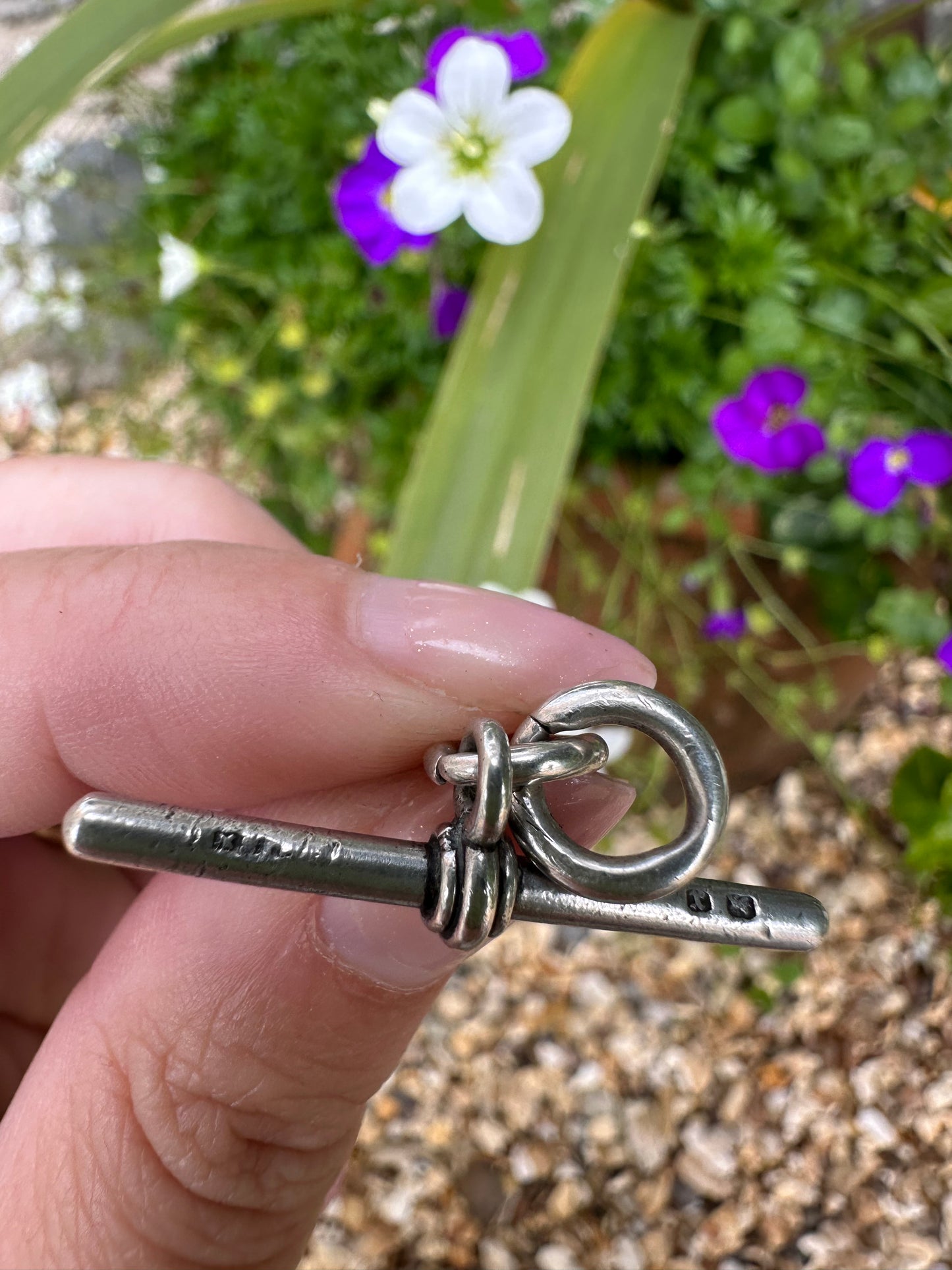 Antique Sterling Silver T-Bar