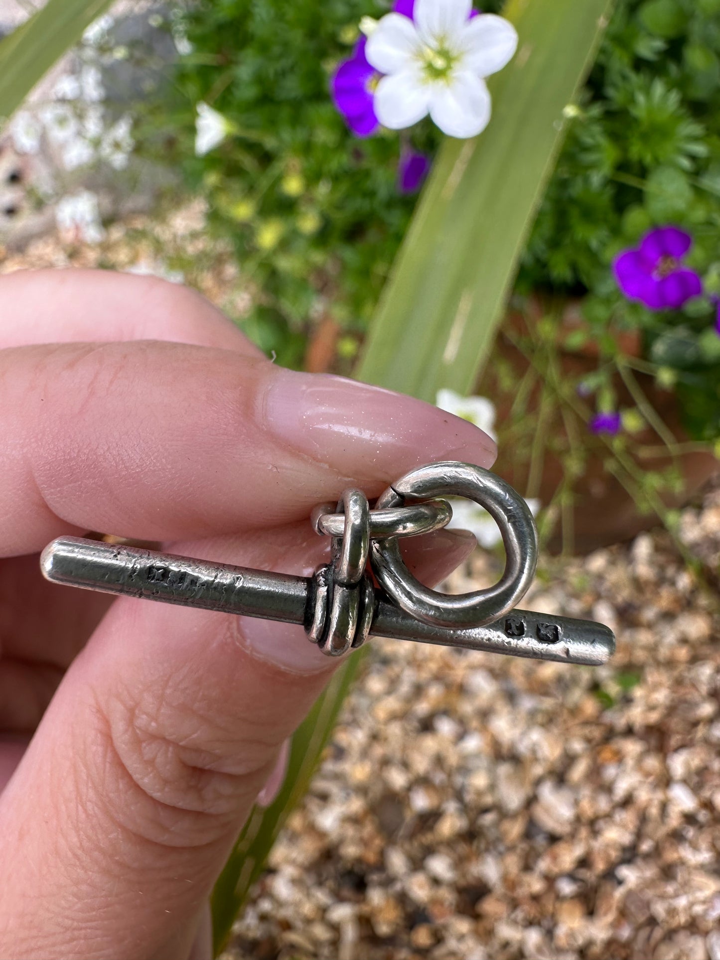 Antique Sterling Silver T-Bar