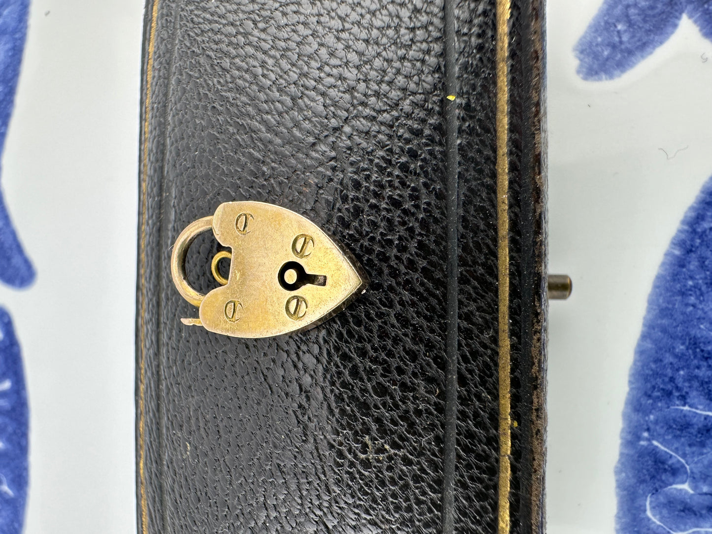 Antique 9ct Gold Heart Padlock