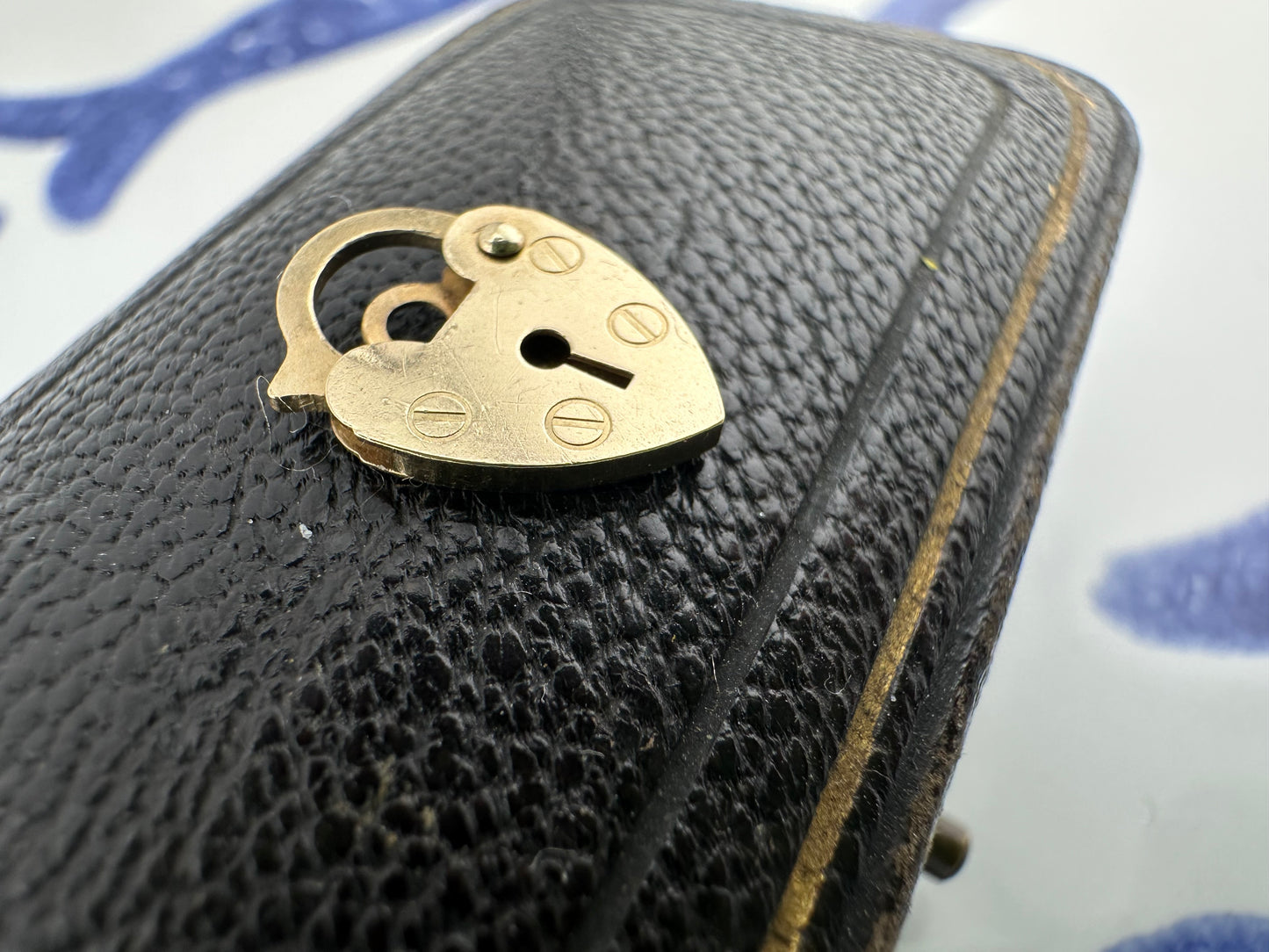 Vintage 9ct Gold Heart Padlock
