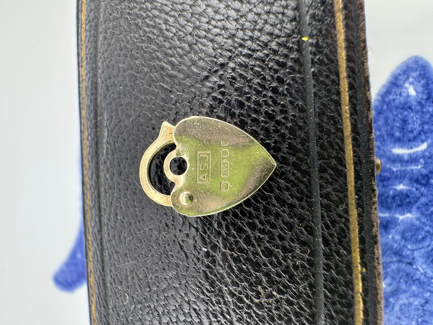 Vintage 9ct Gold Heart Padlock