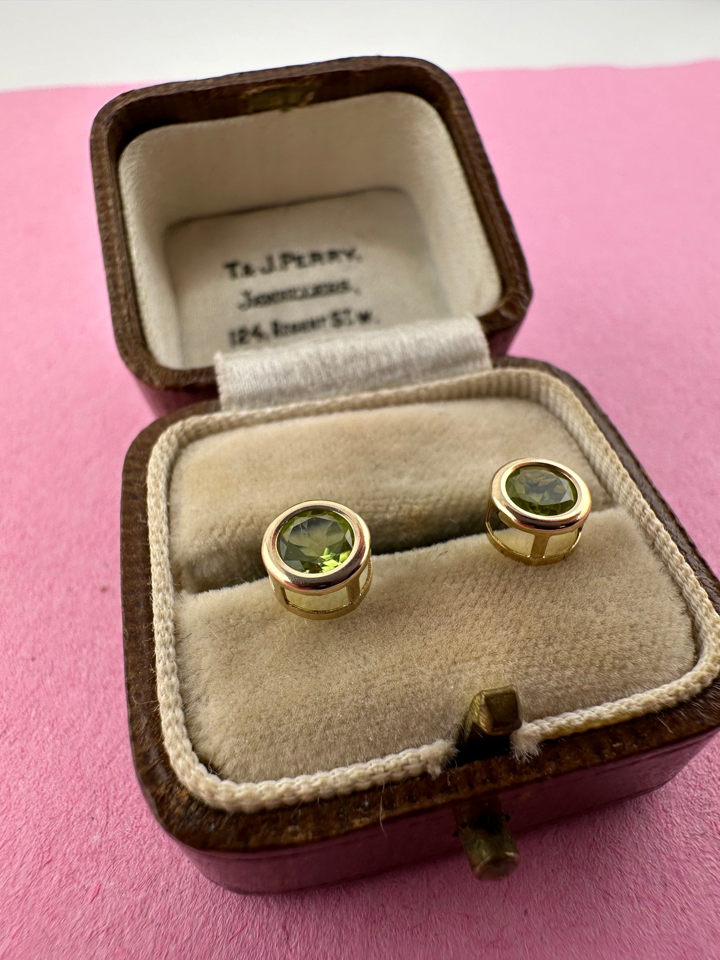 9ct Peridot Stud Earrings