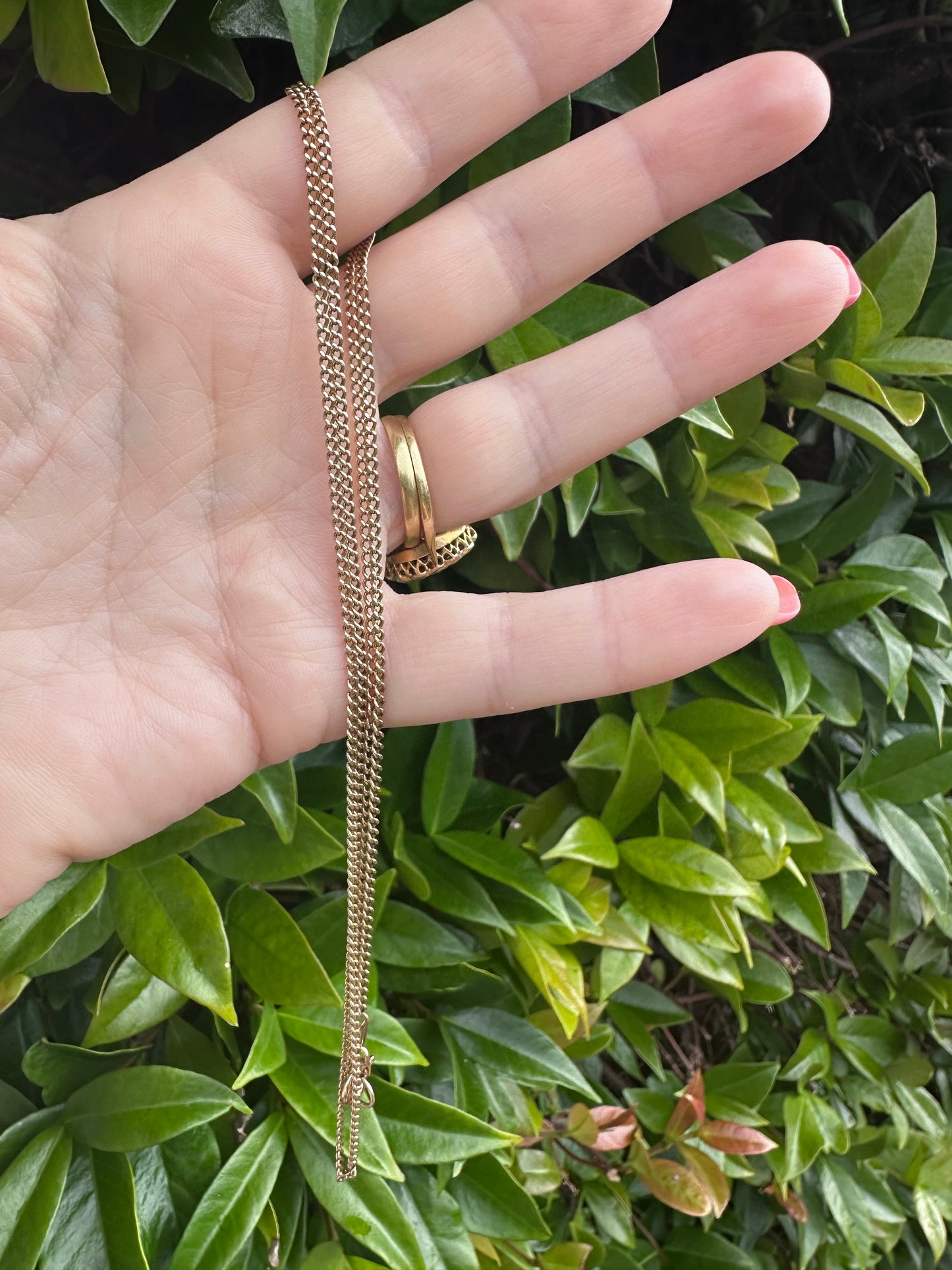 Vintage 9ct Gold Baby Curb chain