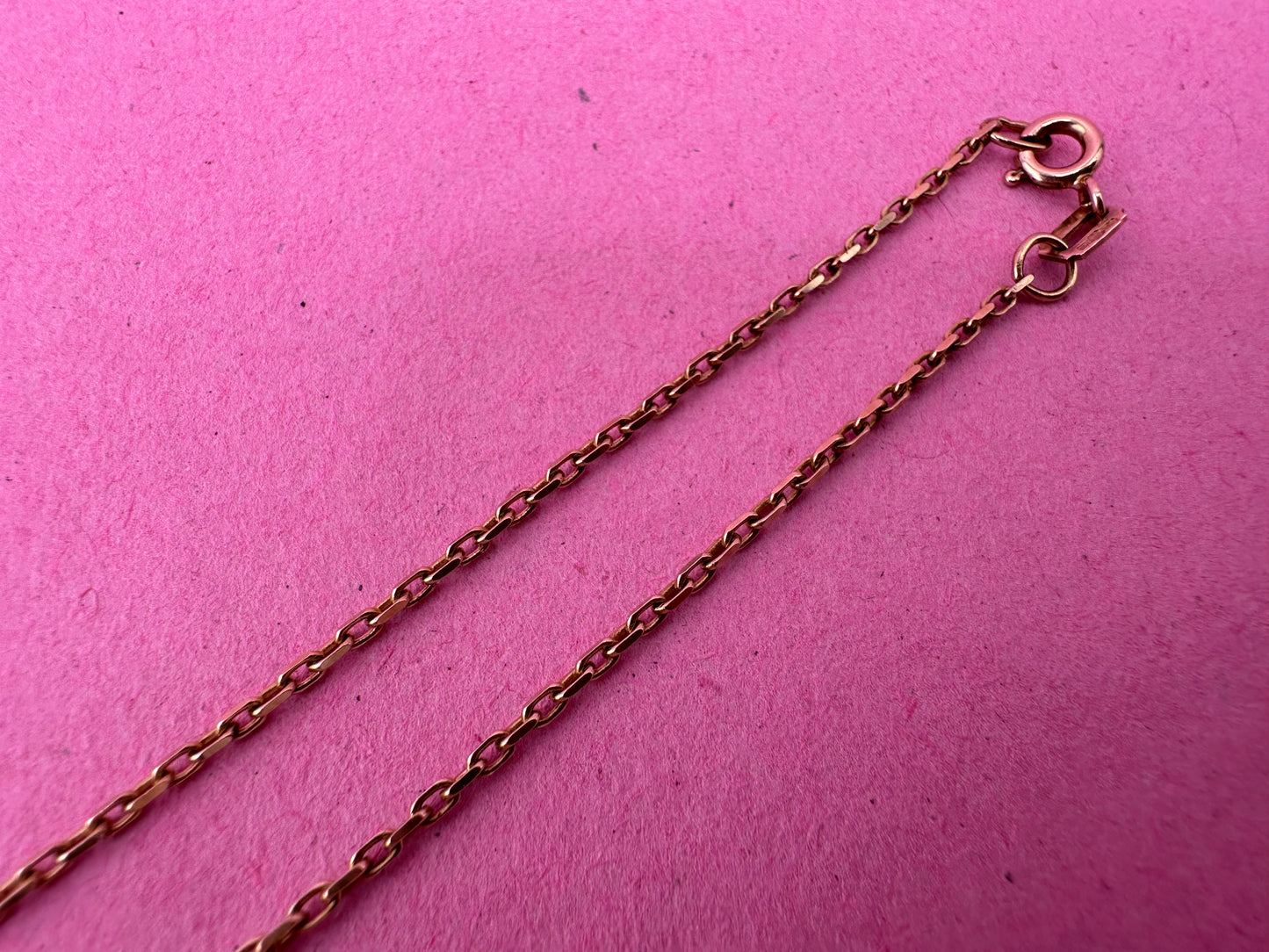 9ct Yellow Gold Baby Biker chain
