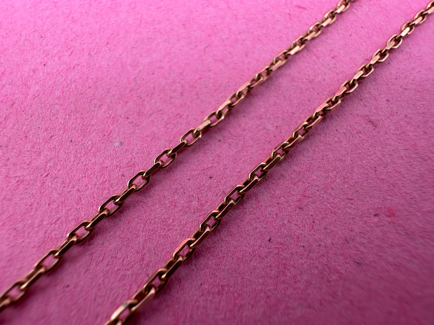 9ct Yellow Gold Baby Biker chain