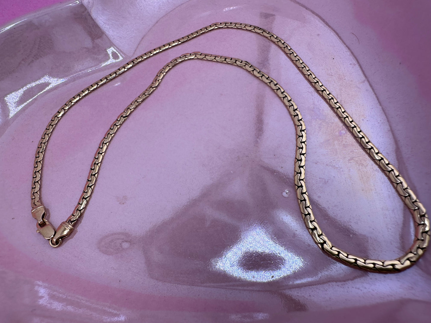 9ct Yellow Gold C Link chain