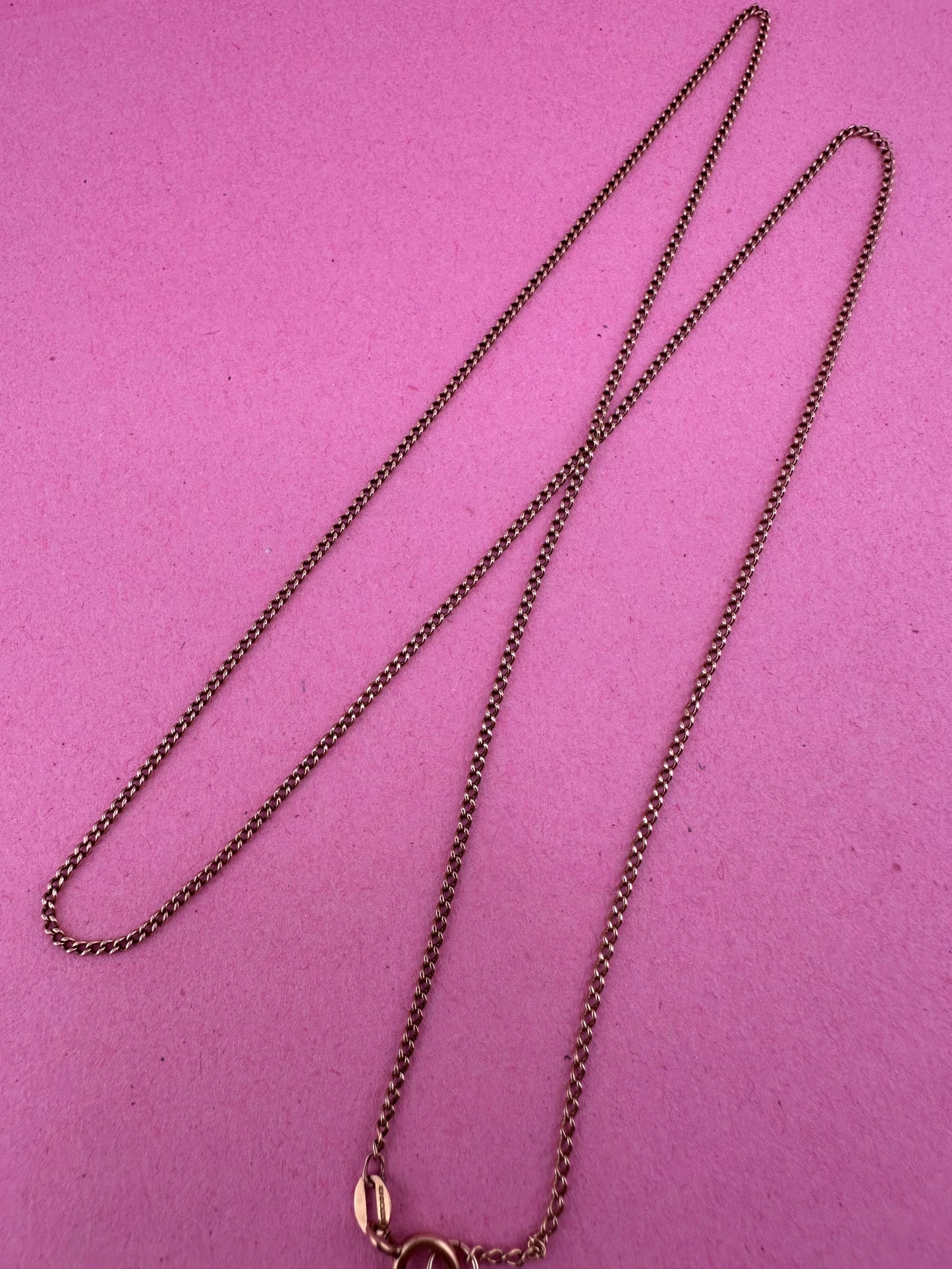 Vintage 9ct Gold Baby Curb chain