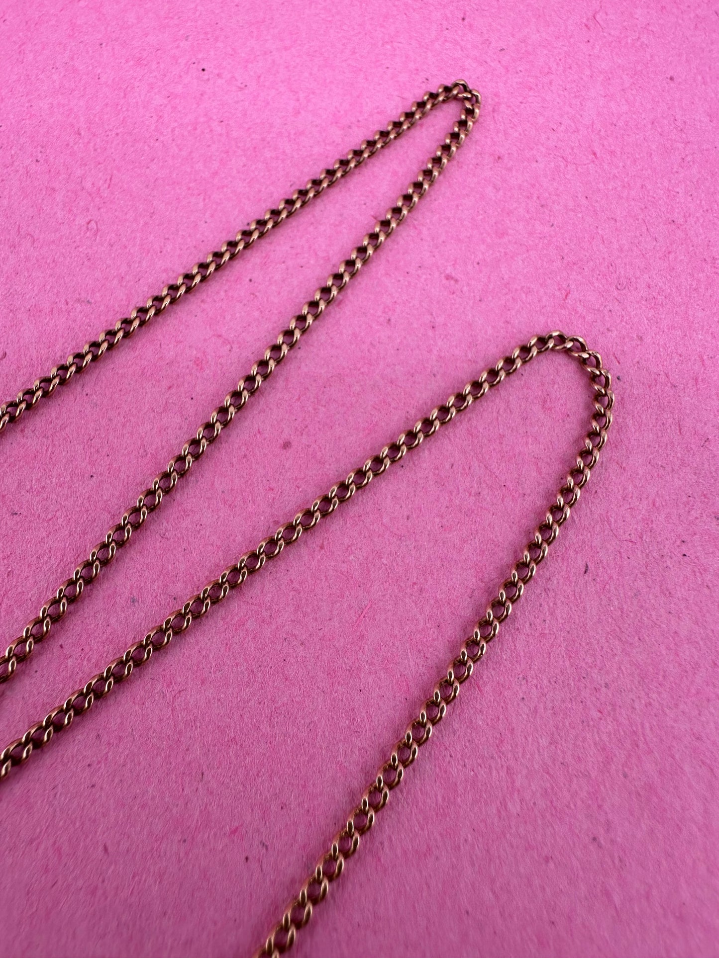 Vintage 9ct Gold Baby Curb chain