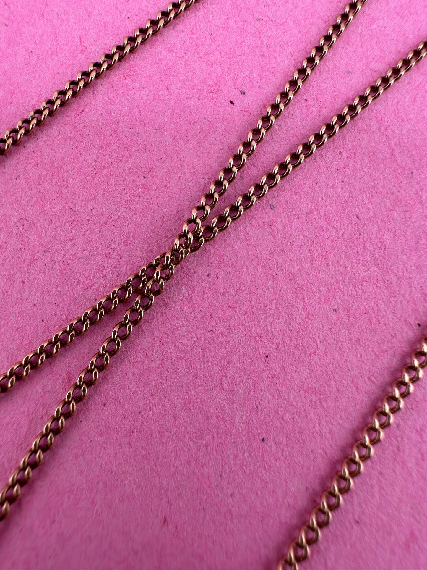 Vintage 9ct Gold Baby Curb chain