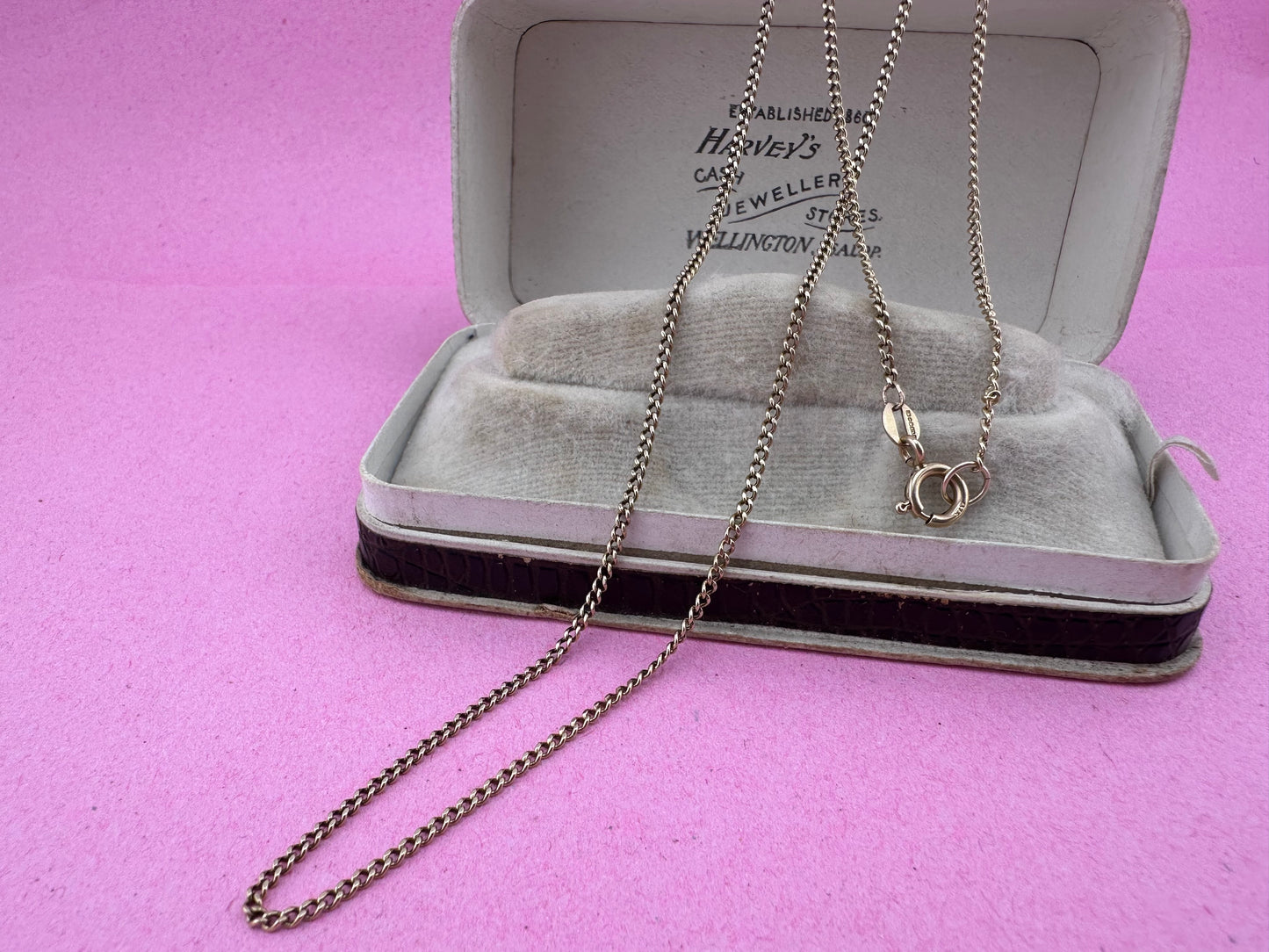 Vintage 9ct Gold Baby Curb chain