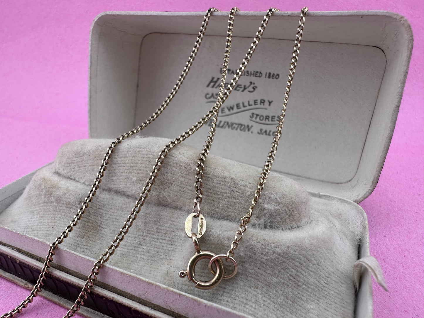 Vintage 9ct Gold Baby Curb chain