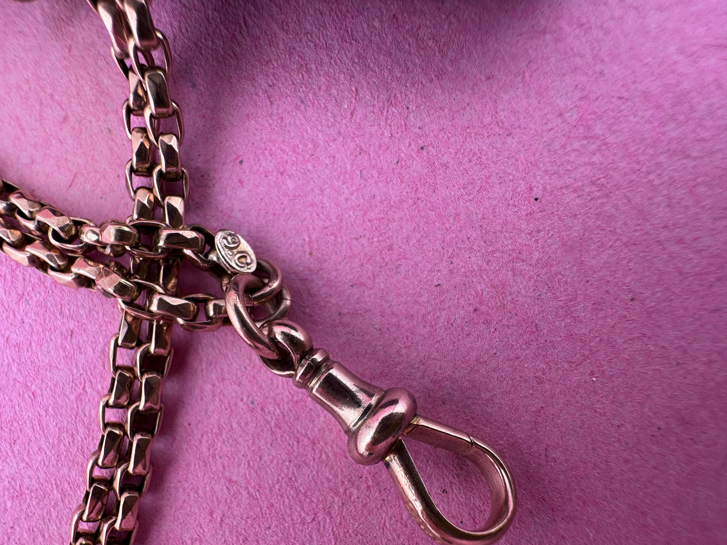 Antique 9ct Gold Albertina chain extender or bracelet