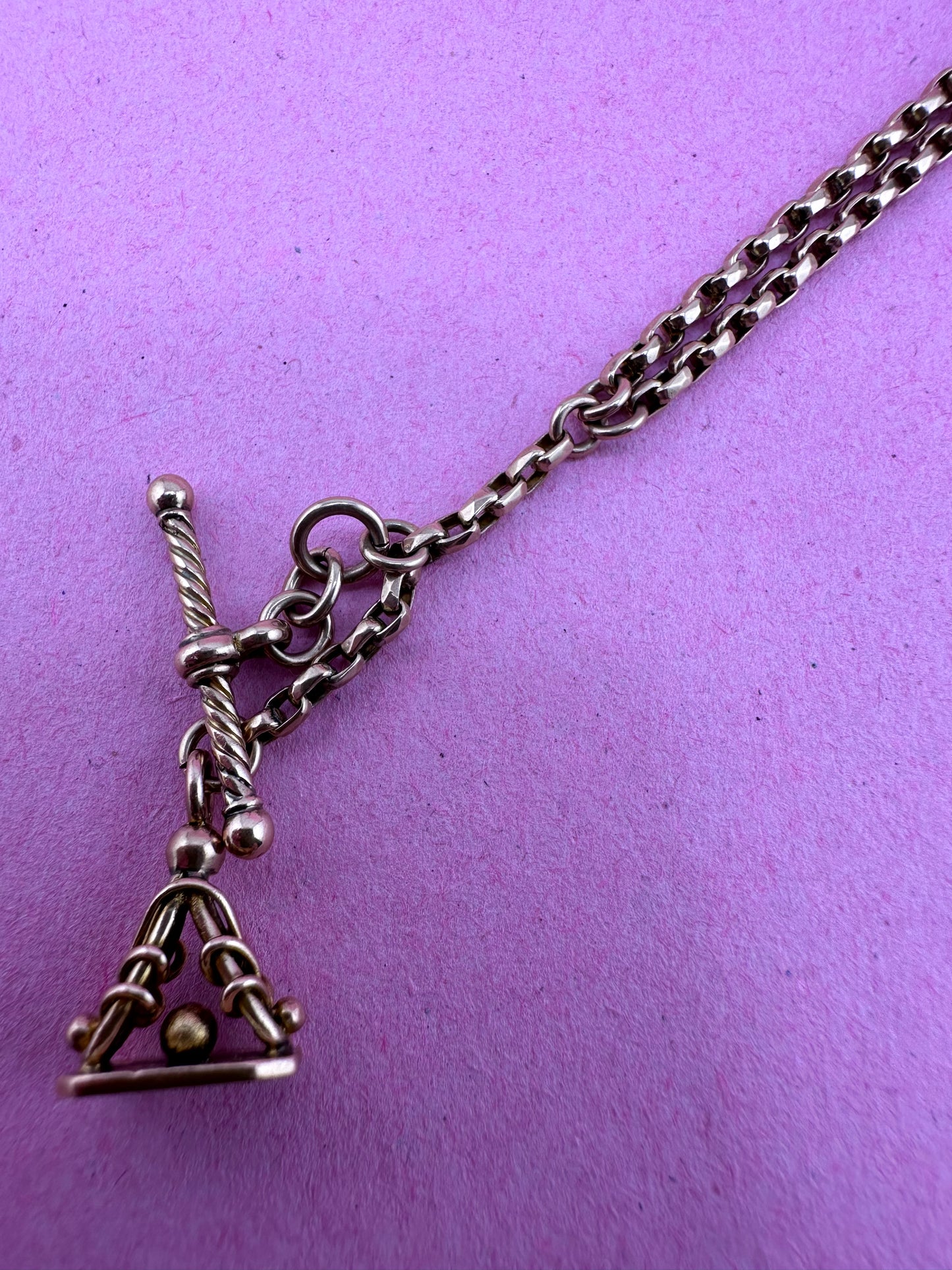 Antique 9ct Gold Albertina chain extender or bracelet