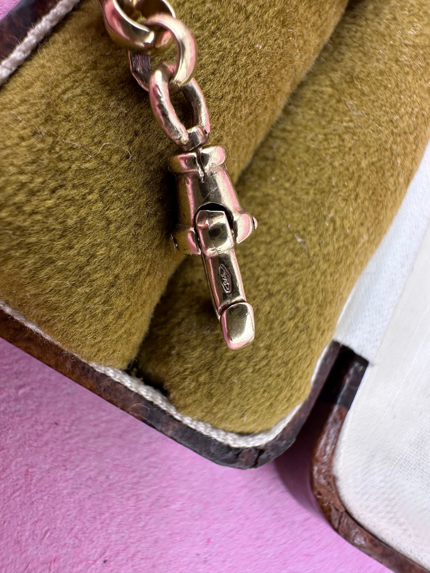 Vintage 9ct Yellow gold Belcher/Rolo extender