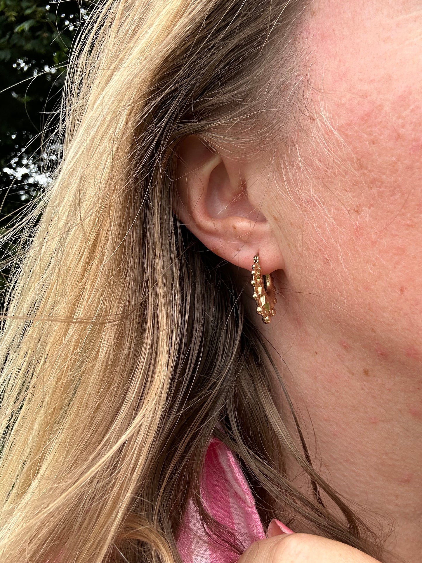 9ct Gold Gypsy Creole hoops