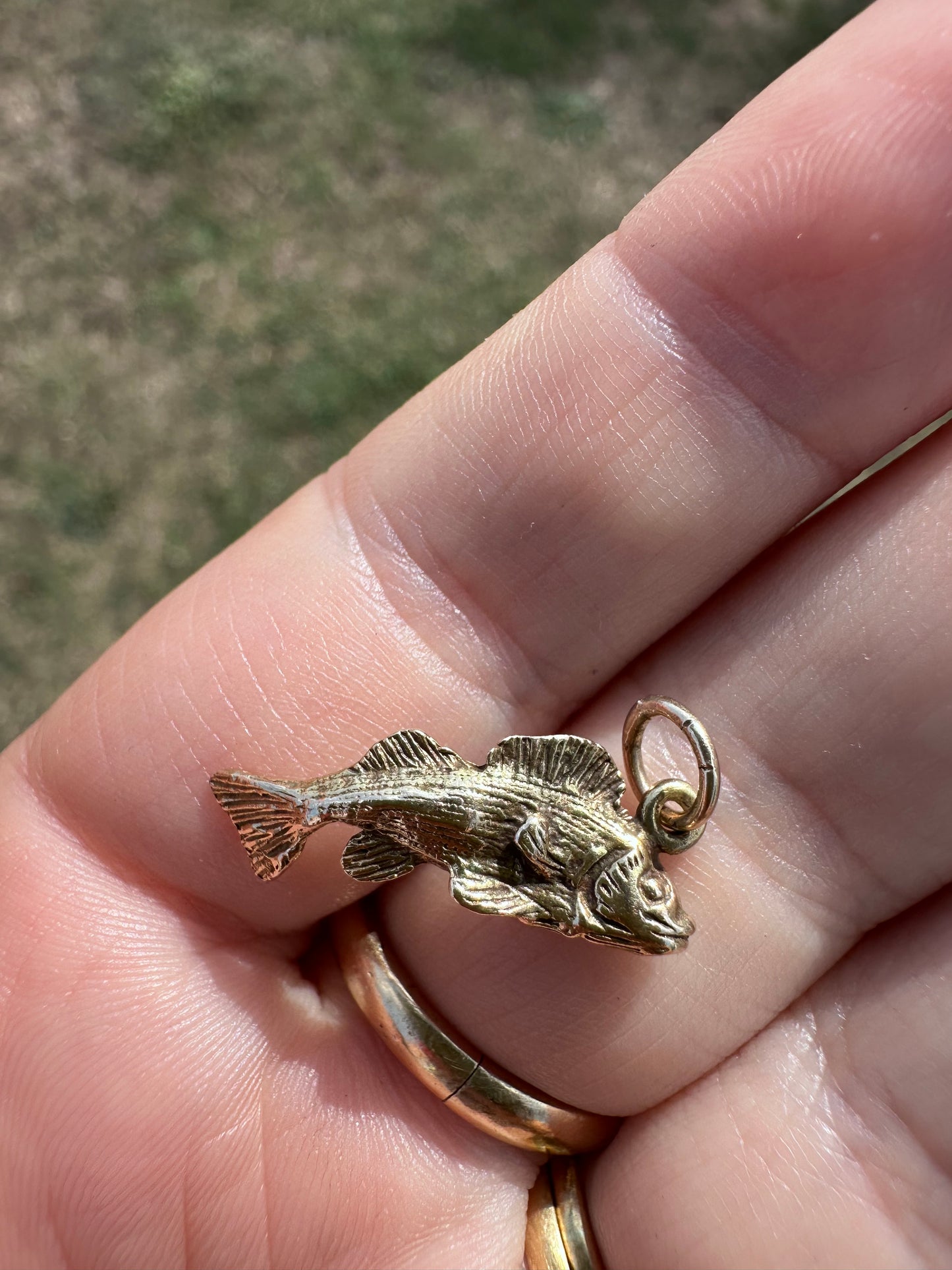 Vintage 9ct Gold Fish Charm