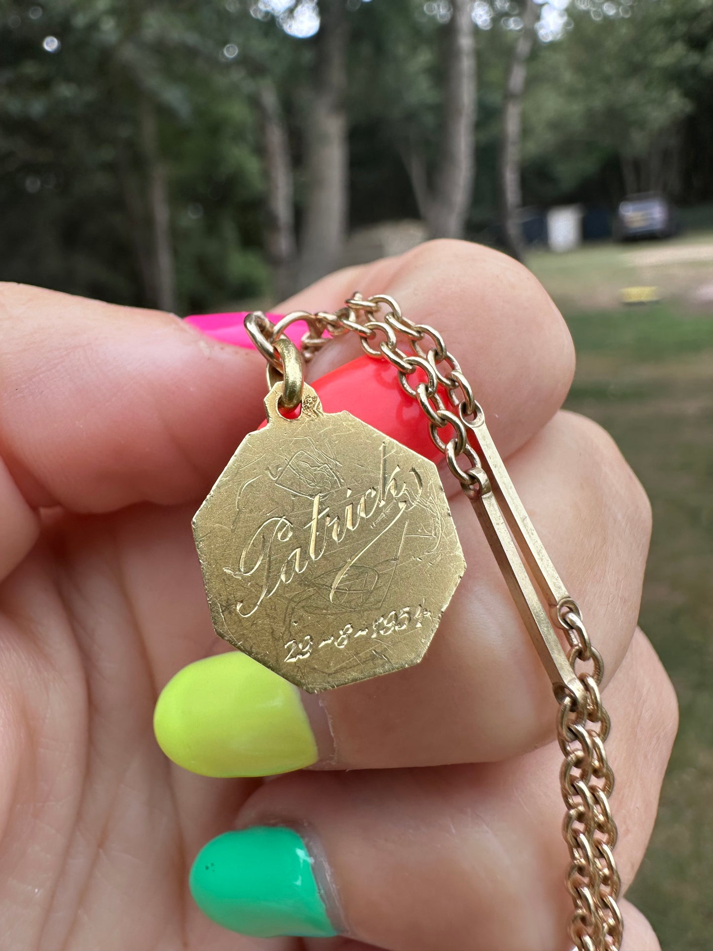 French 18ct Gold Cherub Charm by Paul Brandt
