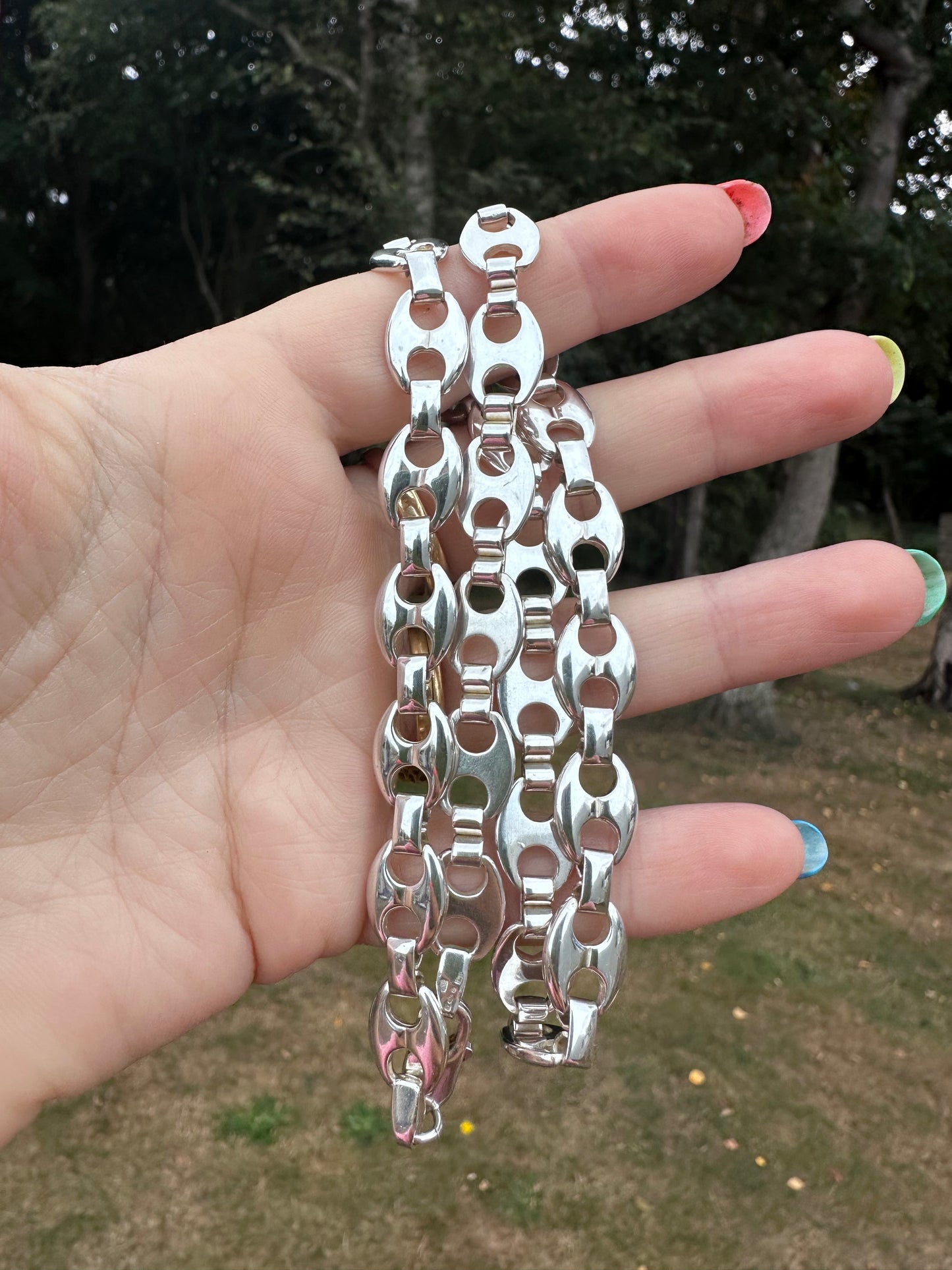 Vintage Sterling silver Mariner chain
