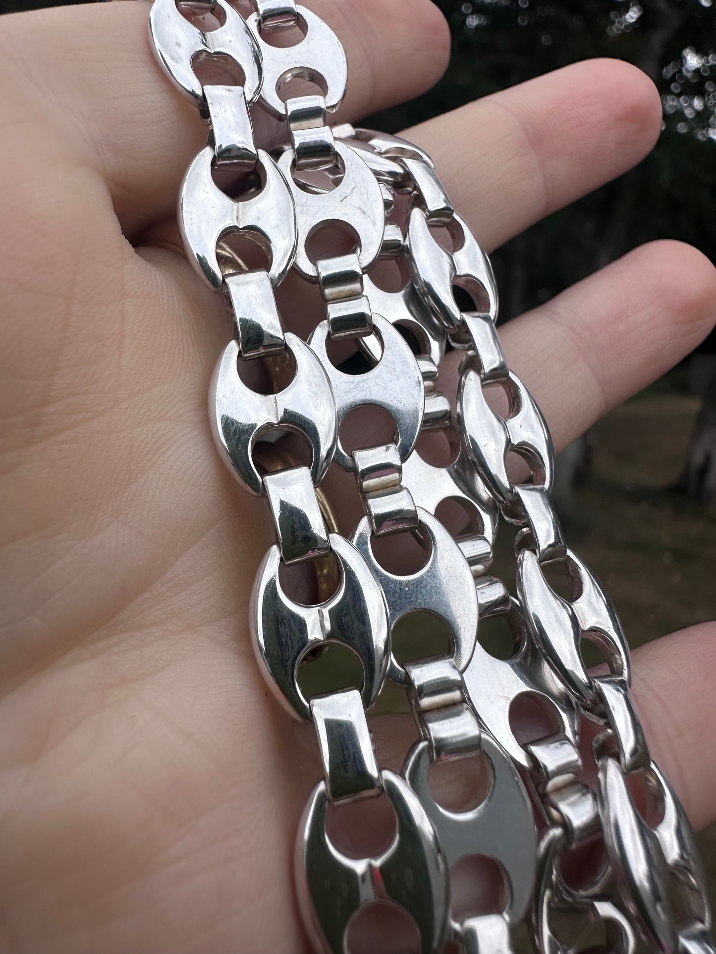 Vintage Sterling silver Mariner chain