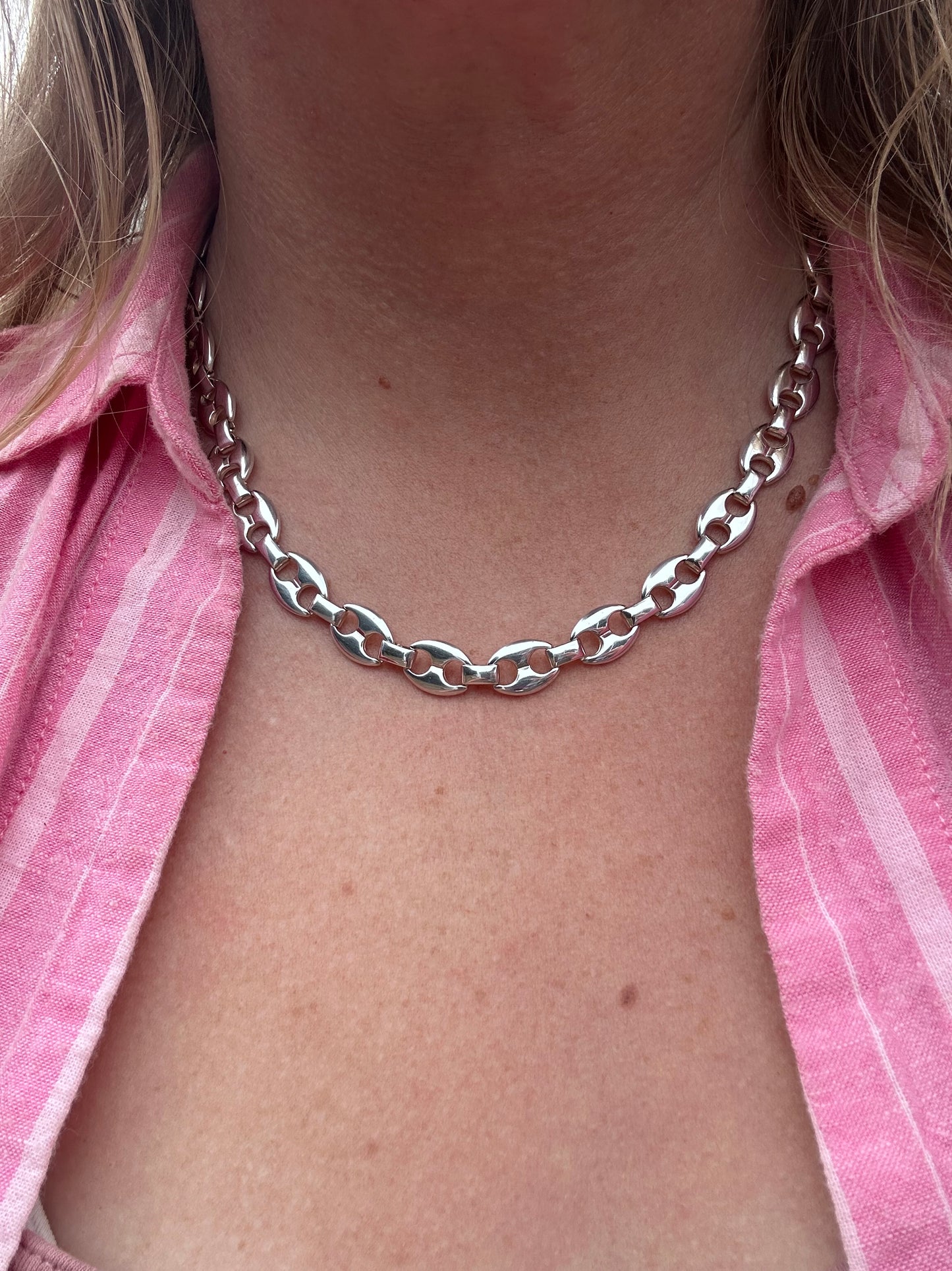 Vintage Sterling silver Mariner chain
