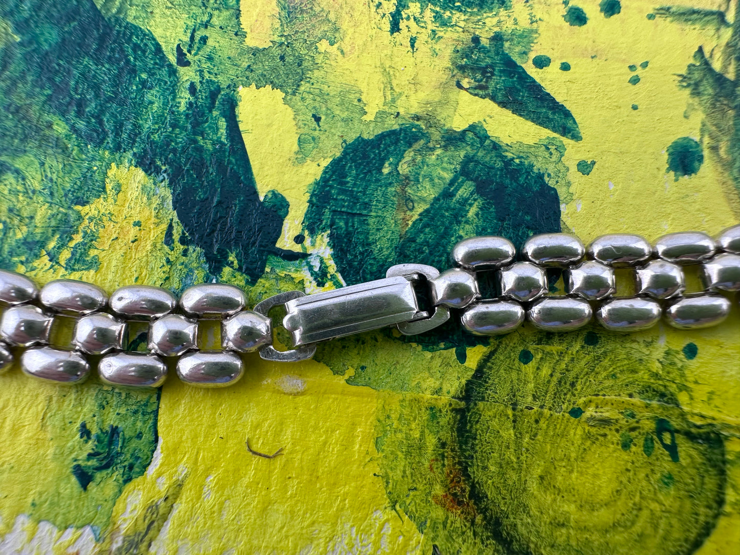 Vintage Sterling silver Panther necklace