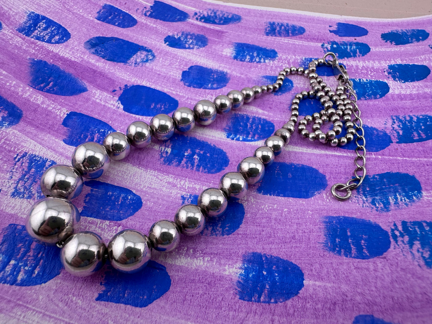 Sterling Silver Graduated Ball Chain