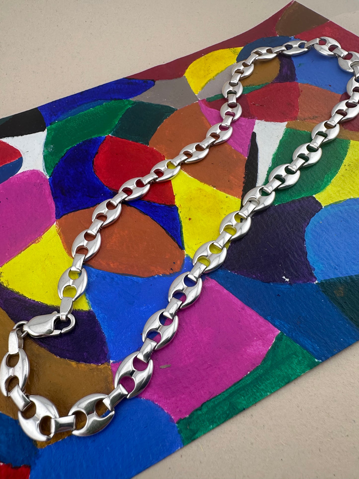 Vintage Sterling silver Mariner chain