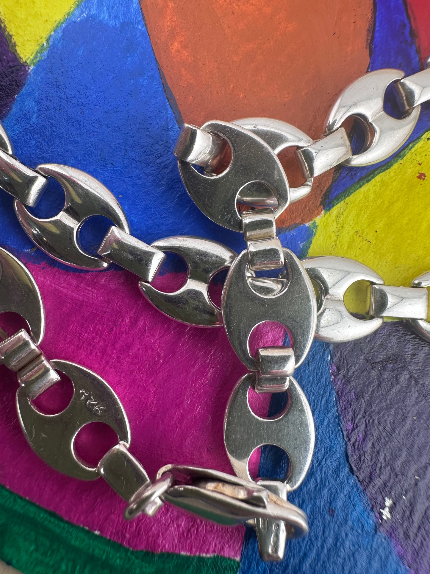 Vintage Sterling silver Mariner chain