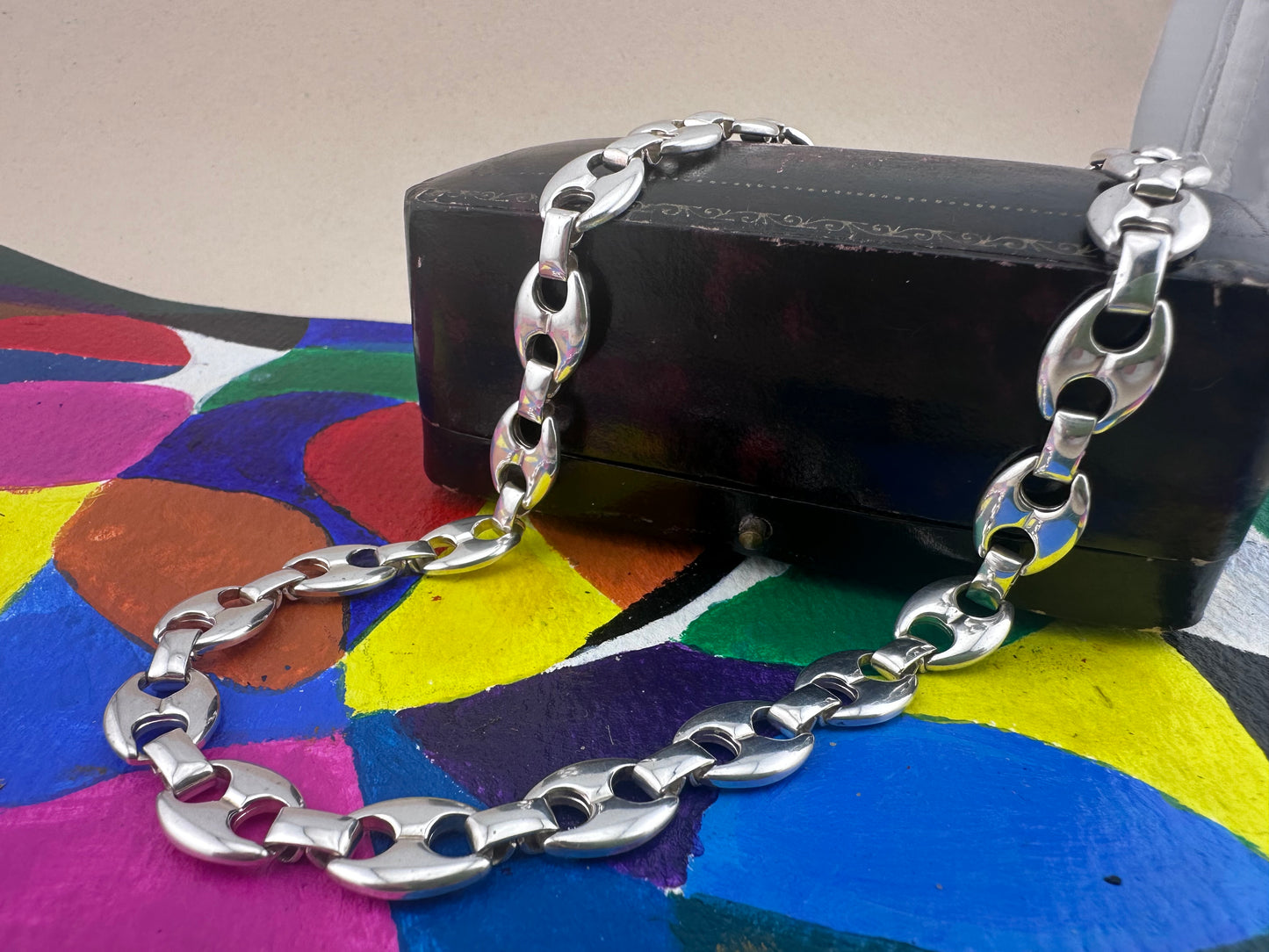 Vintage Sterling silver Mariner chain