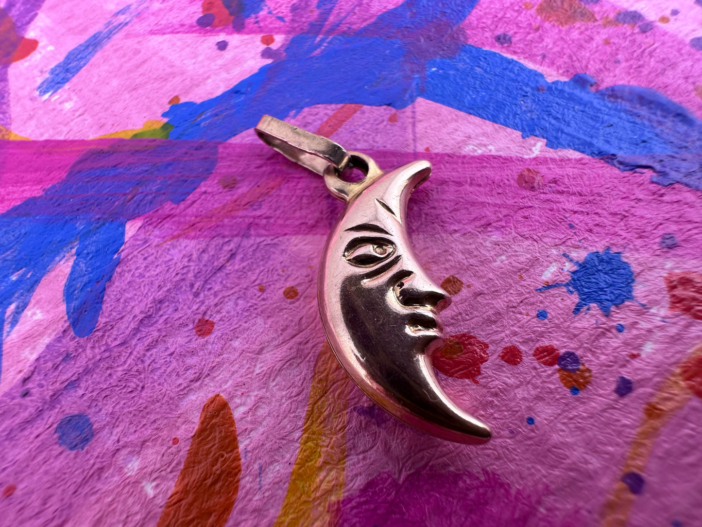 9ct Gold Moon Charm