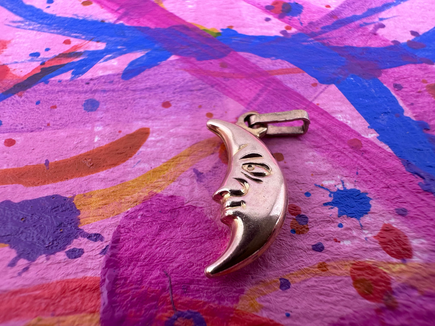 9ct Gold Moon Charm