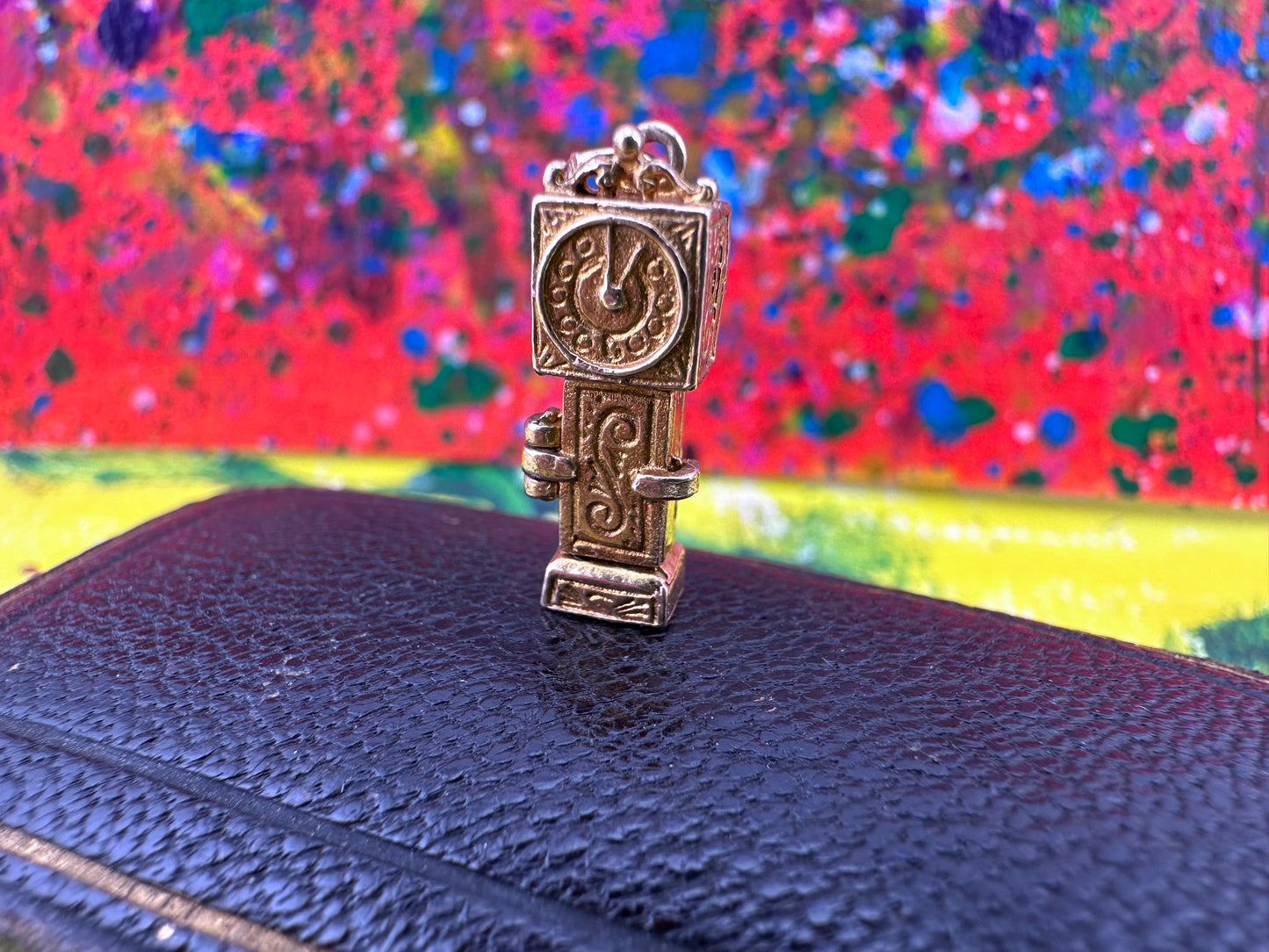 Vintage 9ct Gold ‘Hickory Dickory Dock’ Clock charm