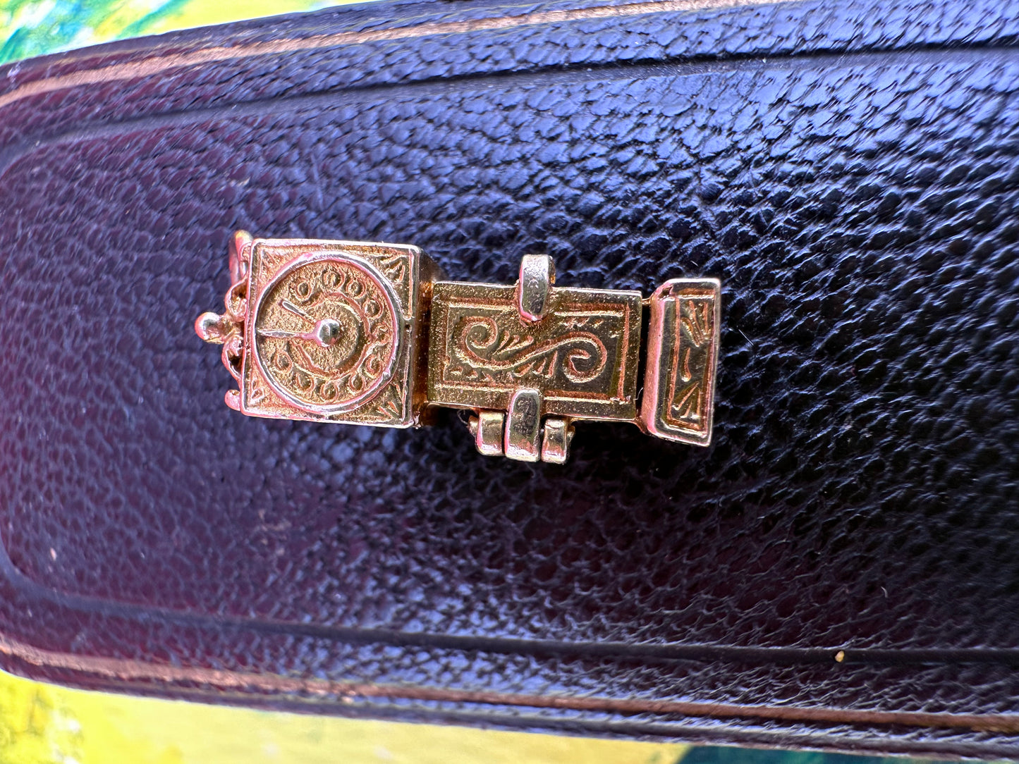 Vintage 9ct Gold ‘Hickory Dickory Dock’ Clock charm