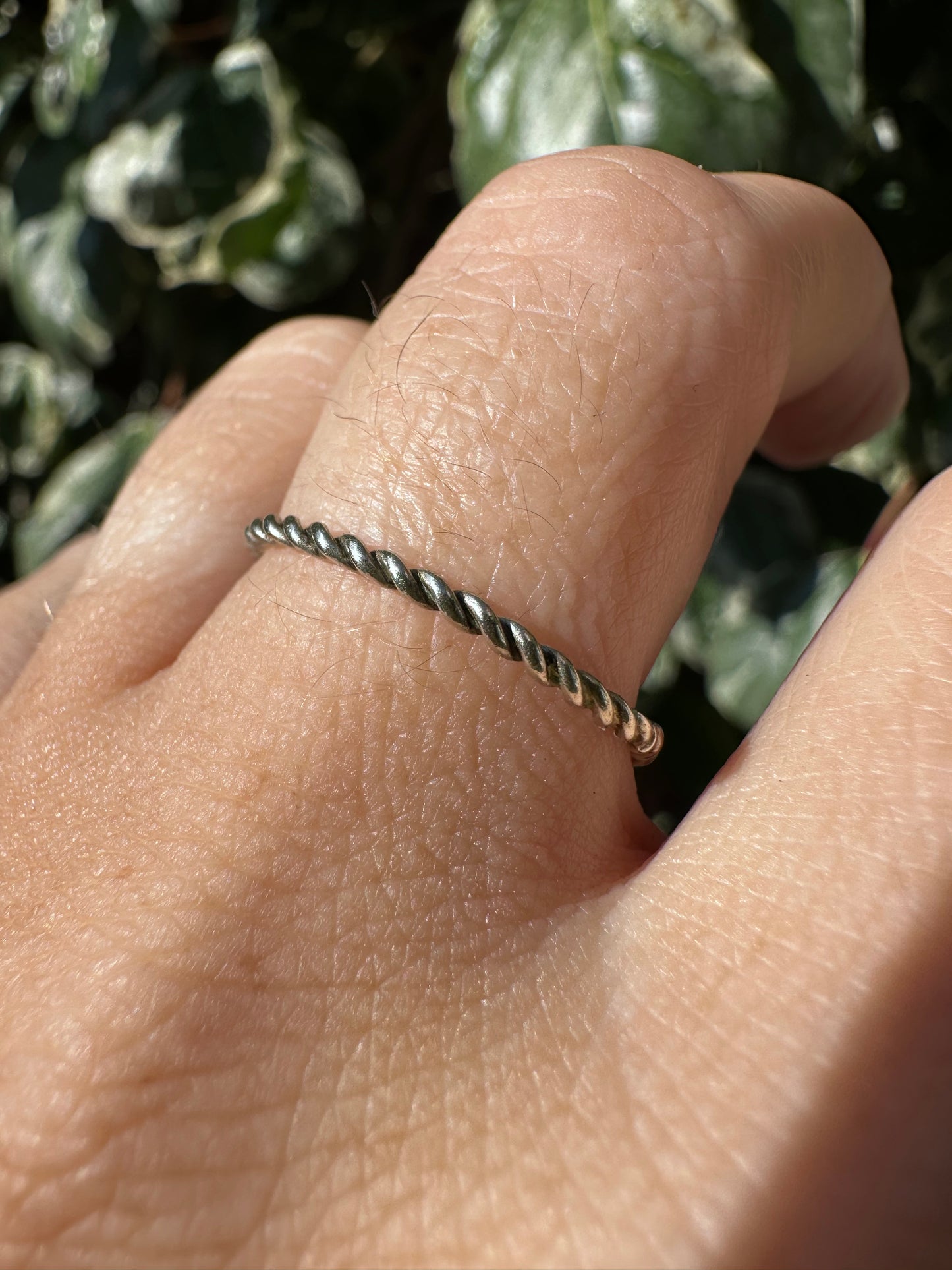 Silver Twist ring