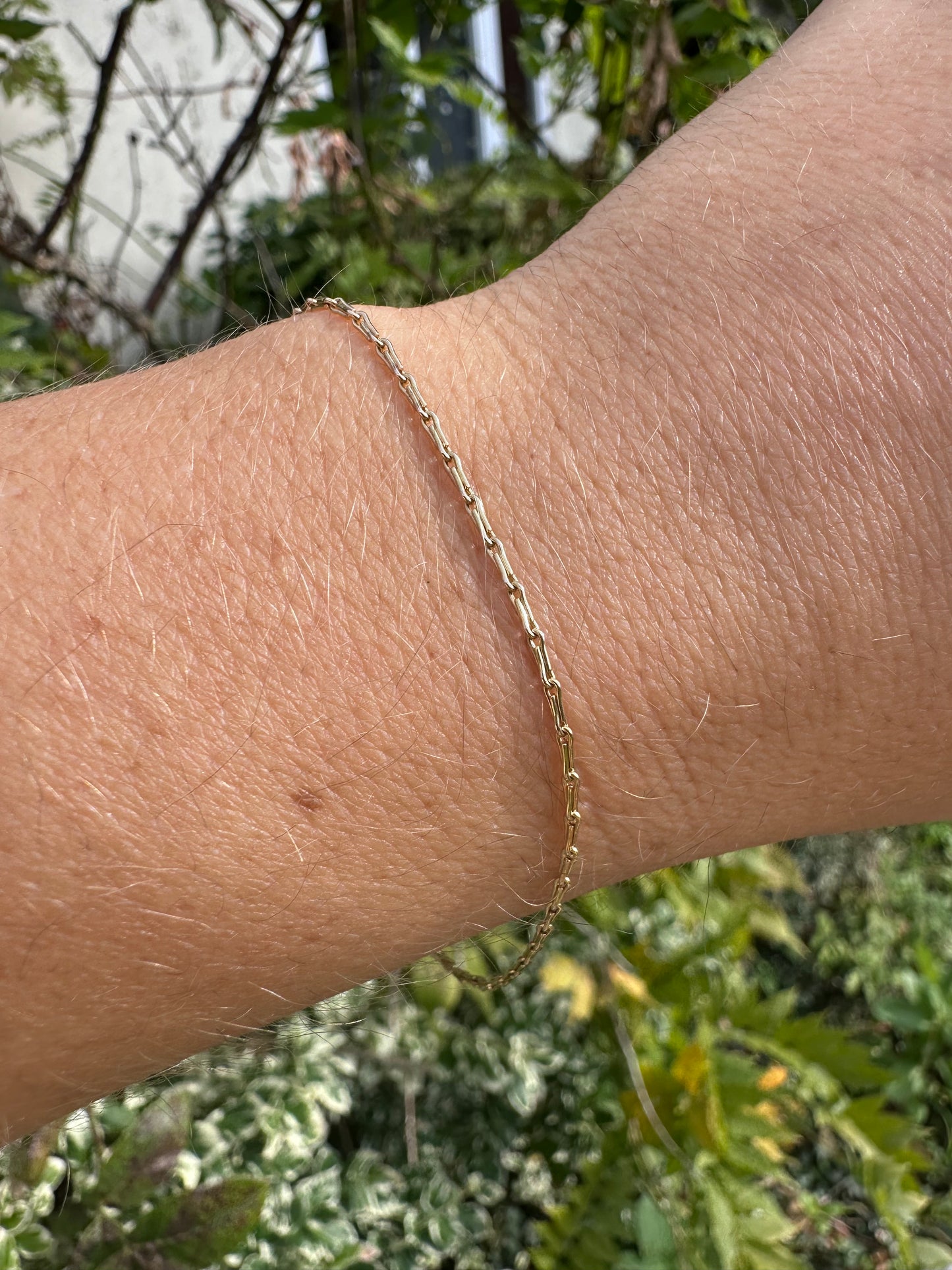 9ct Yellow Gold Mini Hayseed Bracelet