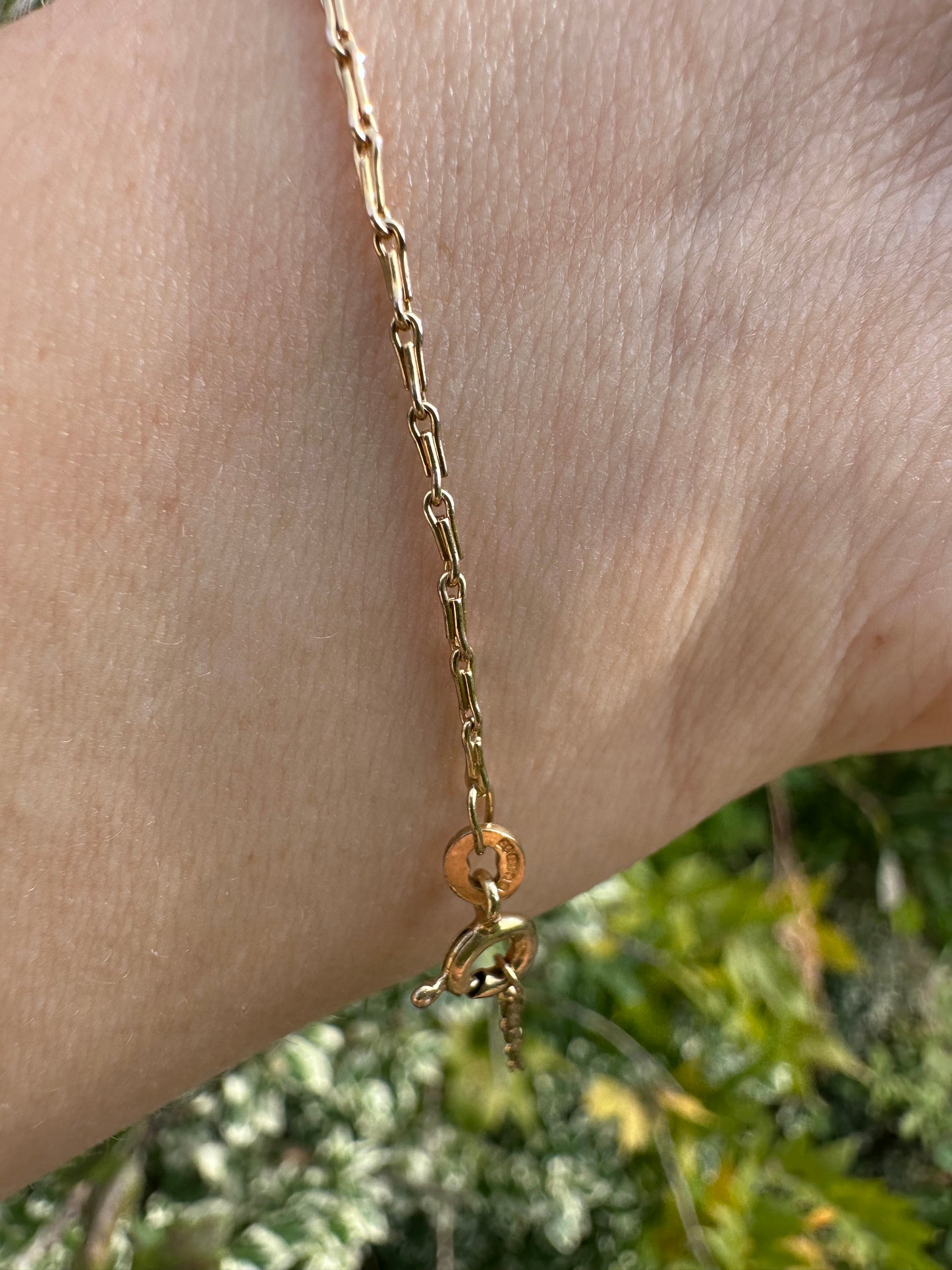 9ct Yellow Gold Mini Hayseed Bracelet