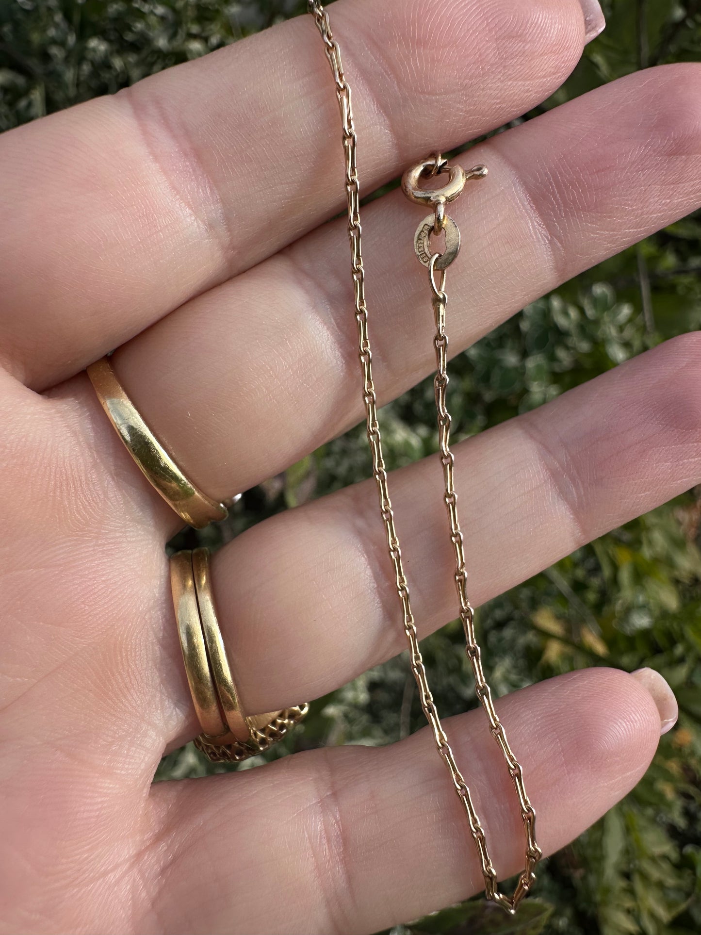 9ct Yellow Gold Mini Hayseed Bracelet