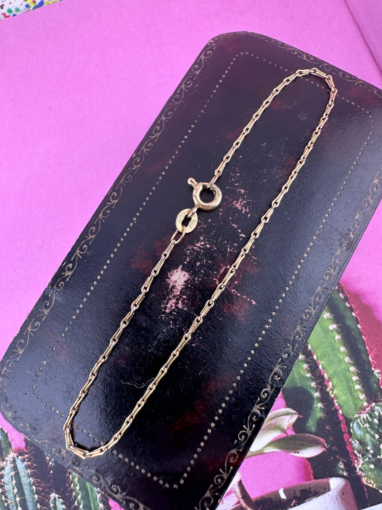 9ct Yellow Gold Mini Hayseed Bracelet