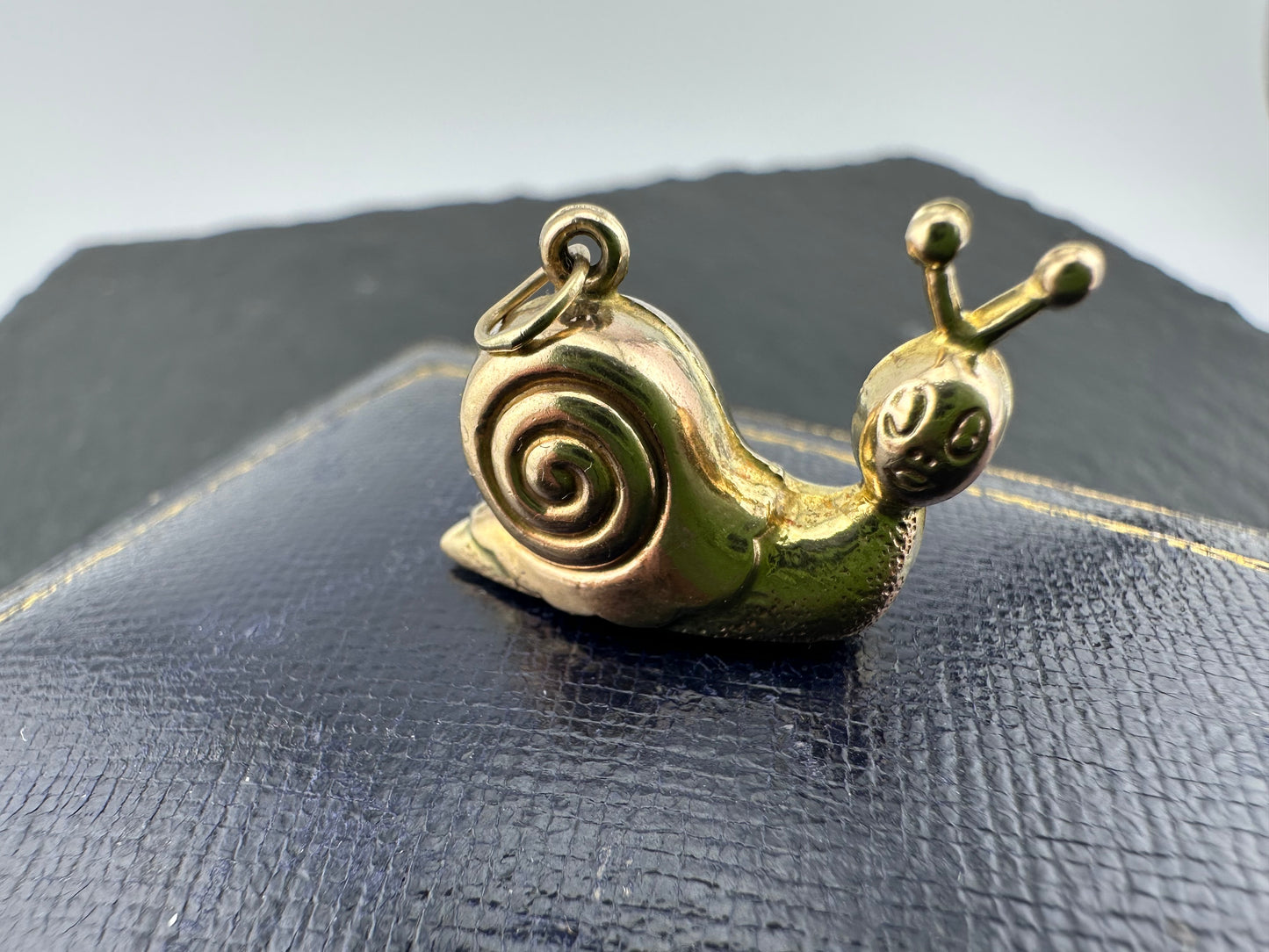 Vintage 9ct Snail Charm