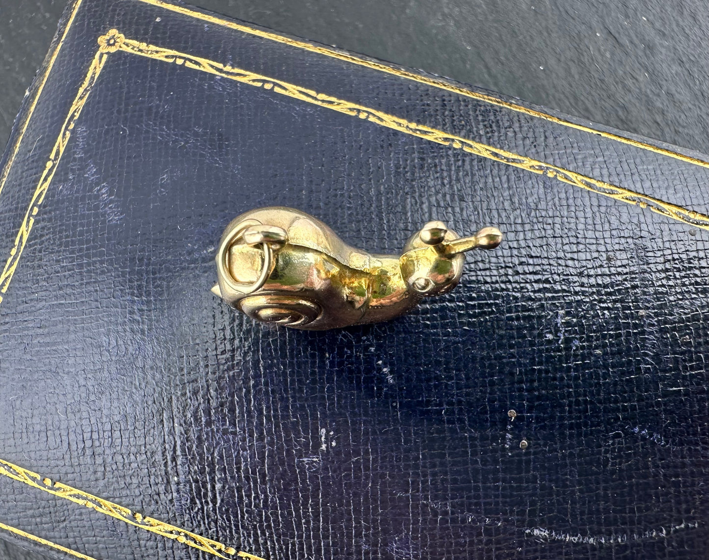 Vintage 9ct Snail Charm