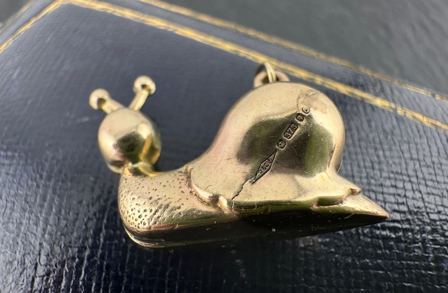 Vintage 9ct Snail Charm