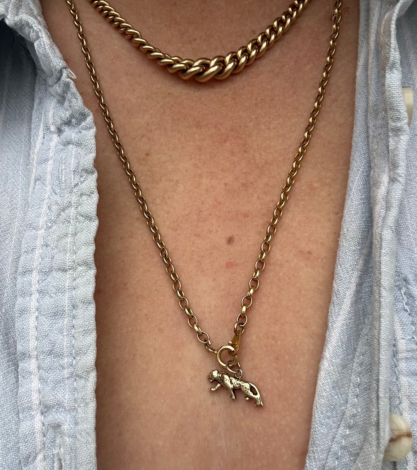 9ct Gold Panther charm