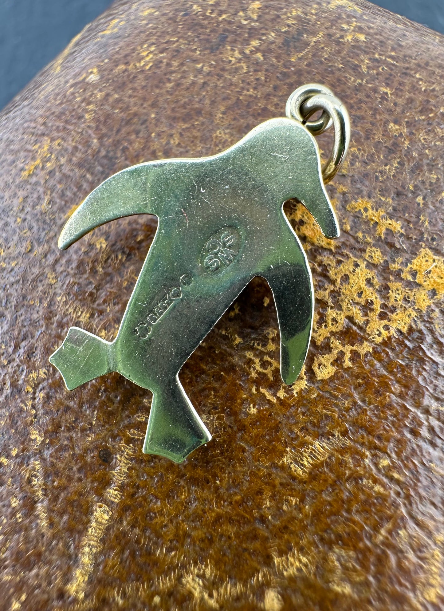 Vintage 9ct Penguin Charm