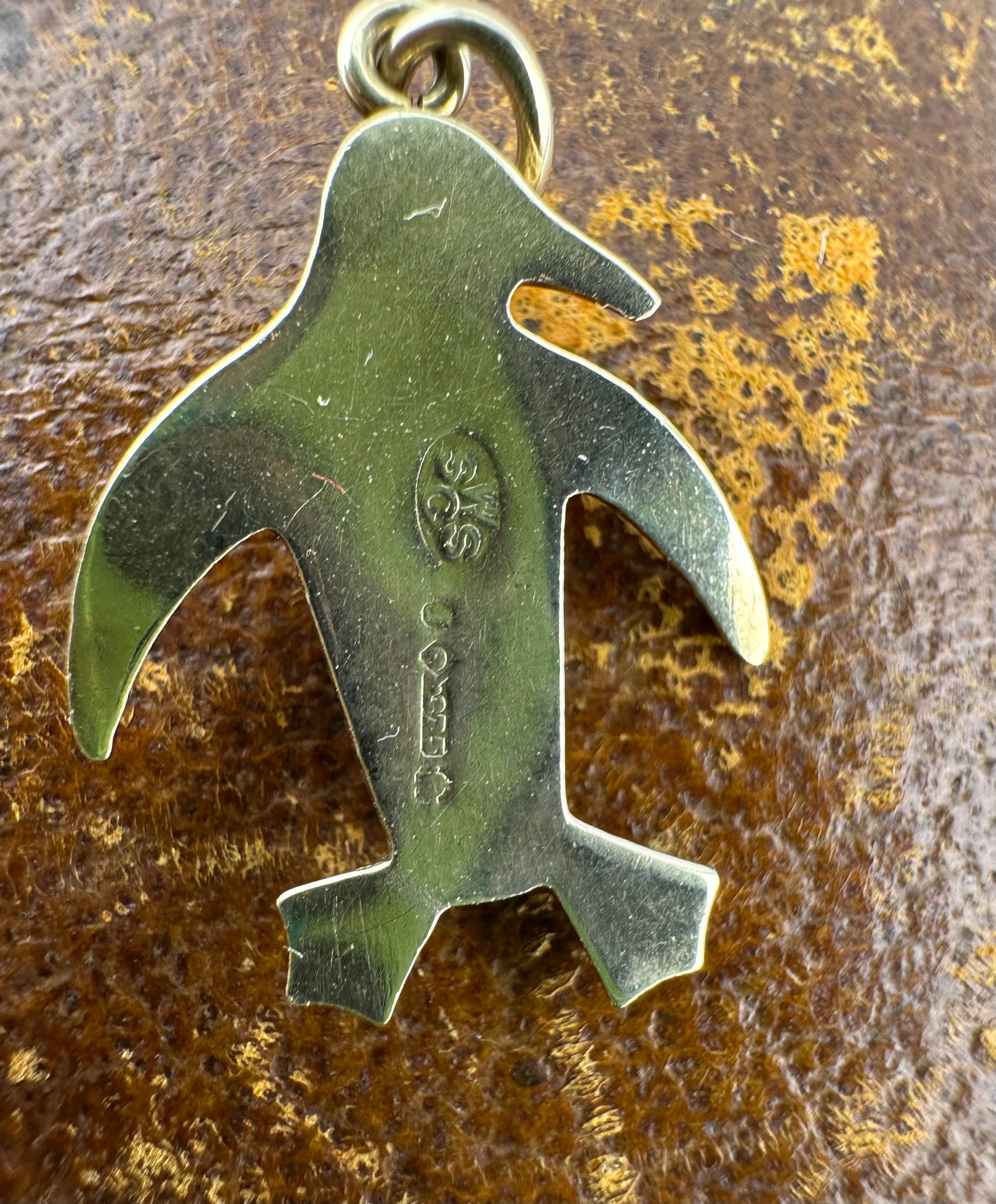 Vintage 9ct Penguin Charm