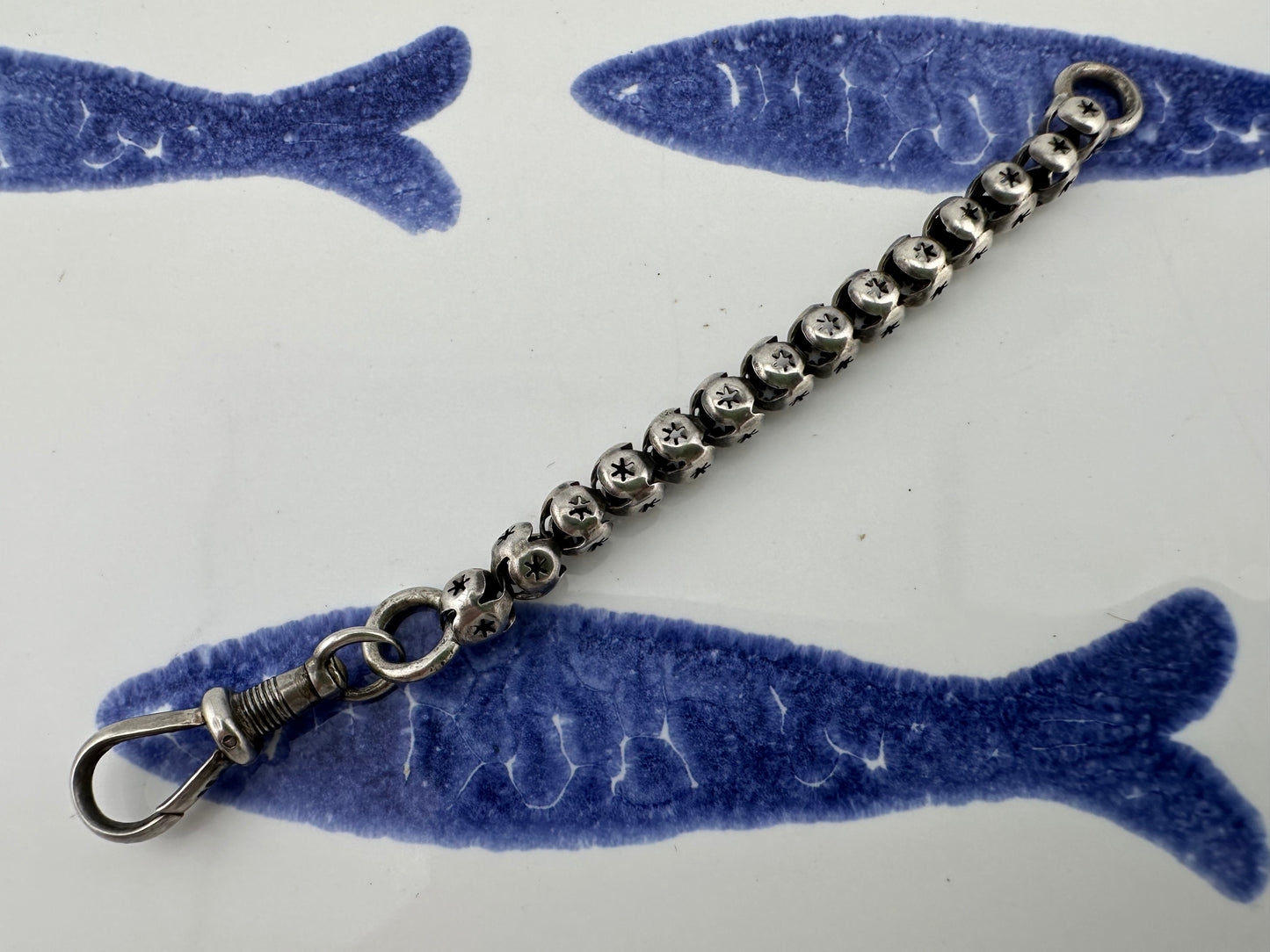 Sterling Silver Star Pierced Ball chain extender