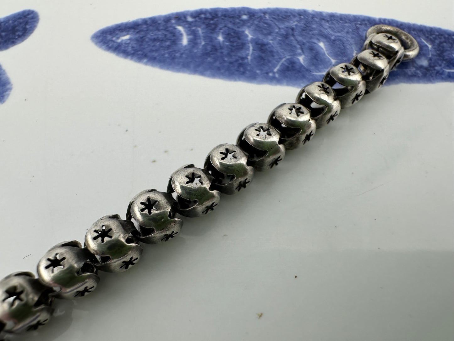 Sterling Silver Star Pierced Ball chain extender